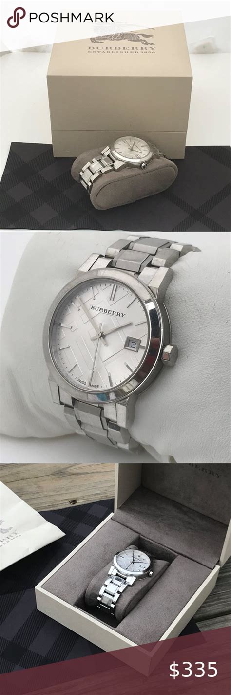 burberry 1350 swiss made 50m 165ft no 6979|Burberry watch .